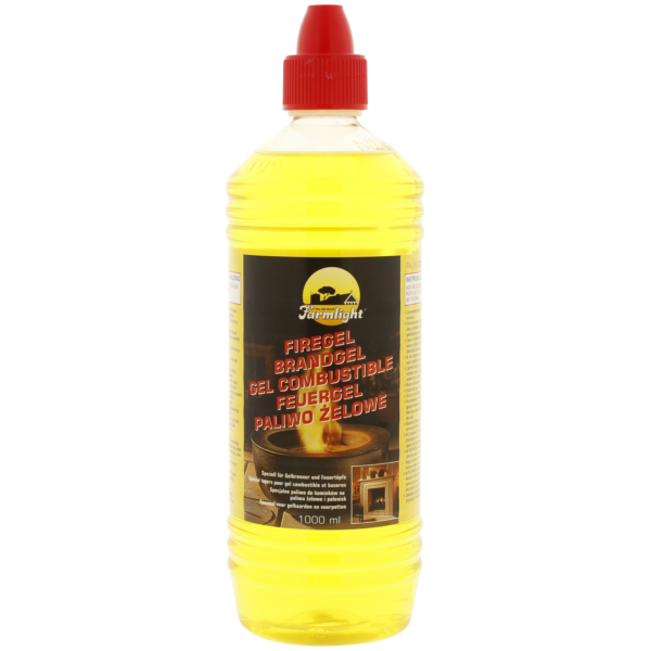 Brandgel fles 1 liter