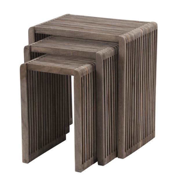 Mimiset shutters, teakhout brownwash - Afbeelding 3