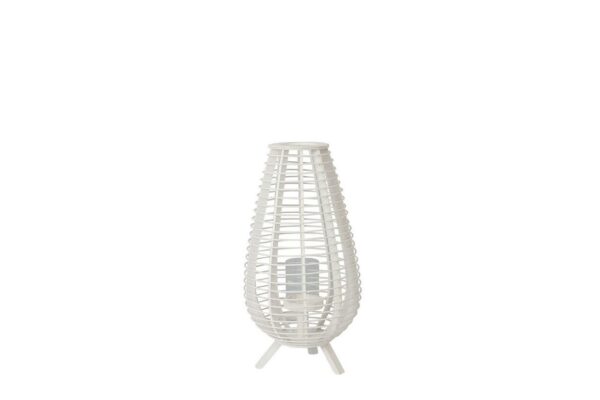 Windlicht op voet met glas - Afbeelding 2