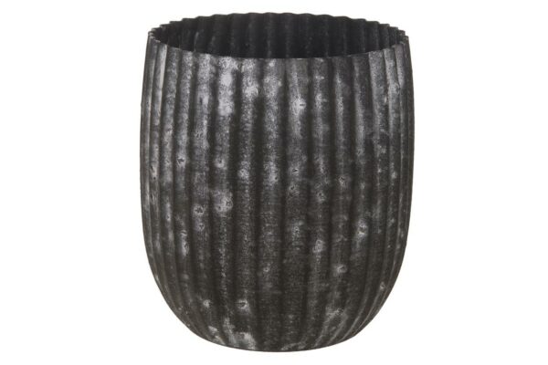 Planter metaal 'Grey'