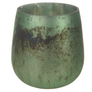 Theelichthouder glas antiek