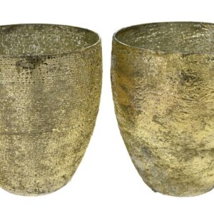 Theelichthouder 'Cone' glas
