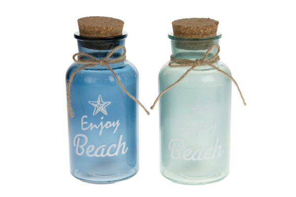 Glazen 'Beach' fles