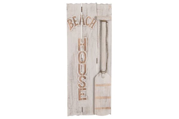 Wanddecoratie 'Beach-house' hout