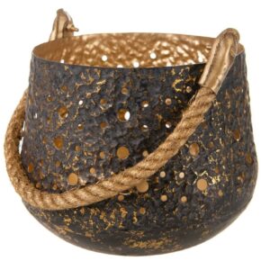 Lantaarn metaal 'Rusty-Black'