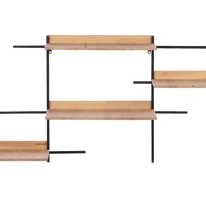 Wandrek metaal-hout