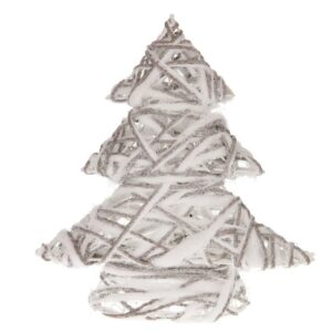 Kerstboom rattan-stof met LED-verlichting