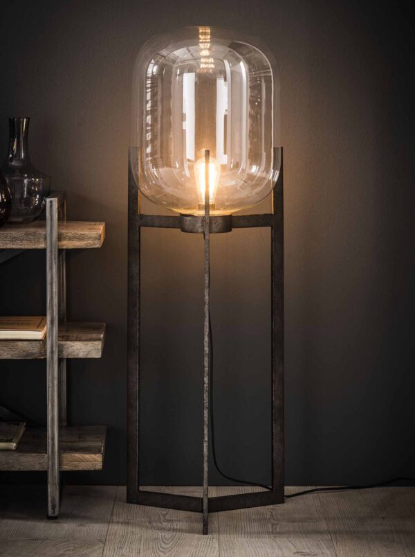 Vloerlamp glas support