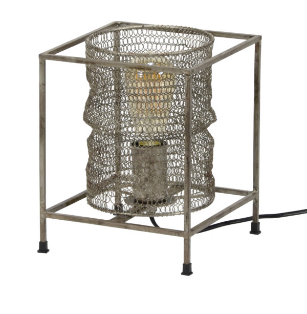 Tafellamp vierkant mesh - Afbeelding 5