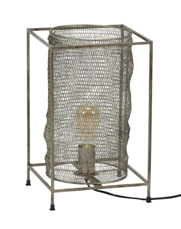 Tafellamp rechthoek mesh - Afbeelding 5