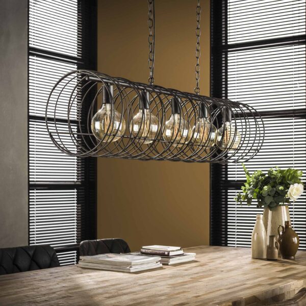 Hanglamp 5L spiraal 28 cilinder - Afbeelding 2