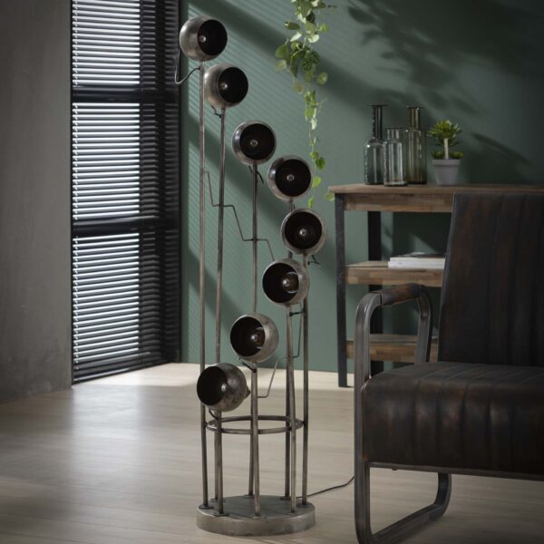 Vloerlamp 8L spiralo vintage - Afbeelding 2