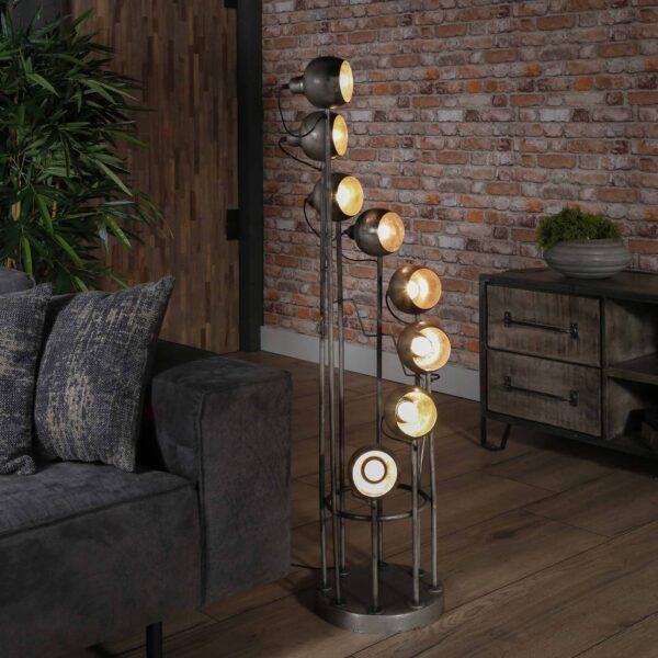 Vloerlamp 8L spiralo vintage - Afbeelding 5