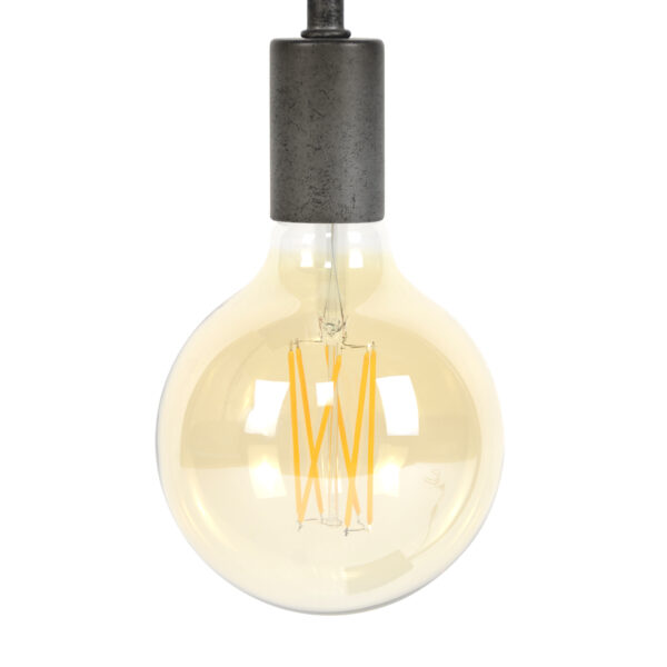 Lichtbron LED retro filament bol 12,5cm - Afbeelding 4