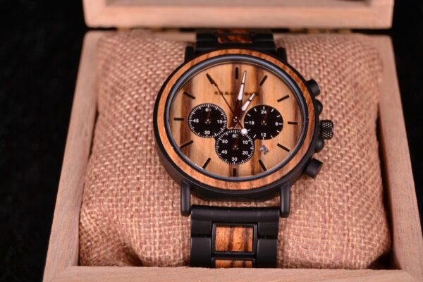 Crea-Wood Watch 'Dark Bamboo' - Afbeelding 5