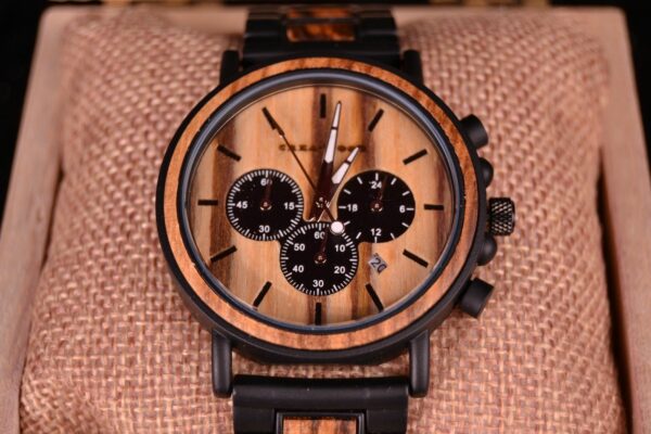 Crea-Wood Watch 'Dark Bamboo' - Afbeelding 2