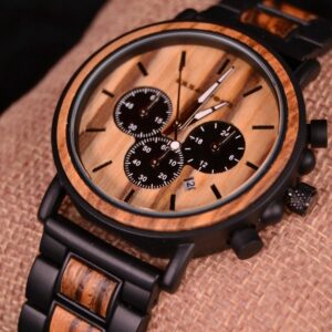 Crea-Wood Watch 'Dark Bamboo'