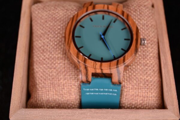 Crea-Wood Watch 'Blue Coral' - Afbeelding 4