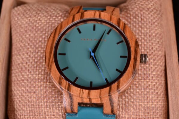 Crea-Wood Watch 'Blue Coral' - Afbeelding 2