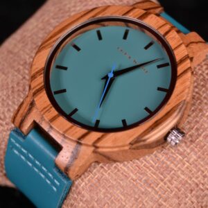 Crea-Wood Watch 'Blue Coral'