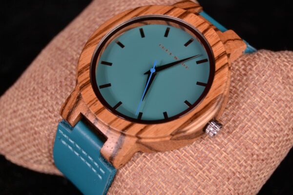 Crea-Wood Watch 'Blue Coral' 1