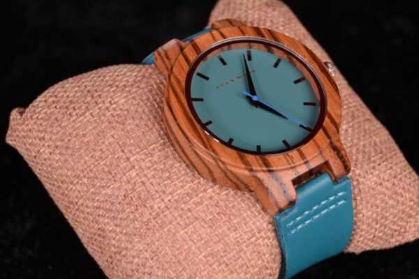Crea-Wood Watch 'Blue Coral' 3