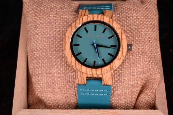 Crea-Wood Watch 'Blue Coral female' 4