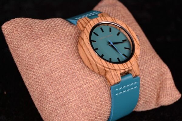 Crea-Wood Watch 'Blue Coral female' - Afbeelding 3