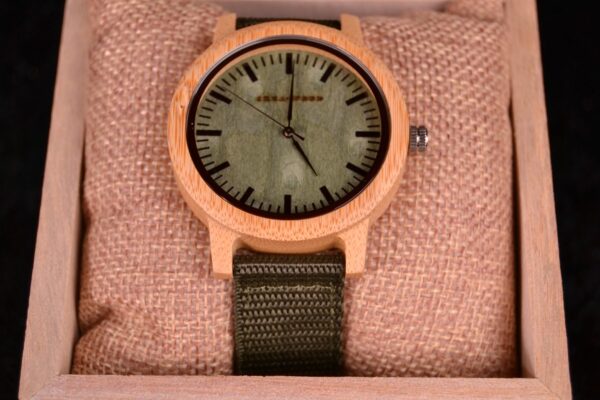 Crea-Wood Watch 'Dark Moss' - Afbeelding 3