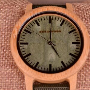 Crea-Wood Watch 'Dark Moss'