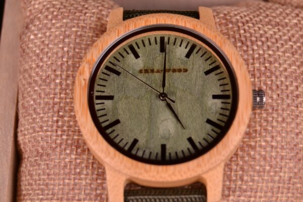 Crea-Wood Watch 'Dark Moss'