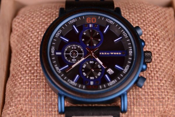 Crea-Wood Watch 'David Blue' - Afbeelding 2