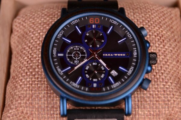 Crea-Wood Watch 'David Blue' 2