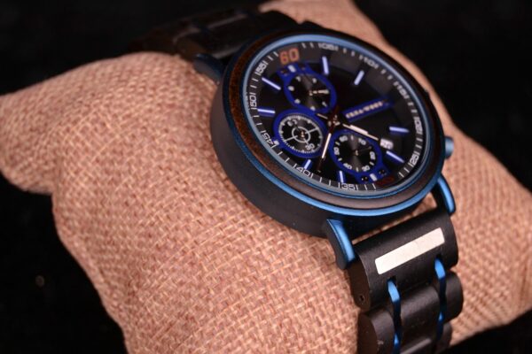 Crea-Wood Watch 'David Blue' - Afbeelding 3