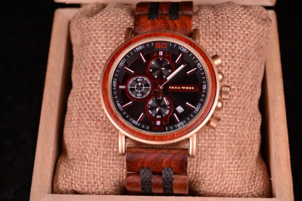 Crea-Wood Watch 'David Copper' - Afbeelding 3