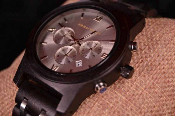 Crea-Wood Watch 'Silver Castanea' - Afbeelding 2