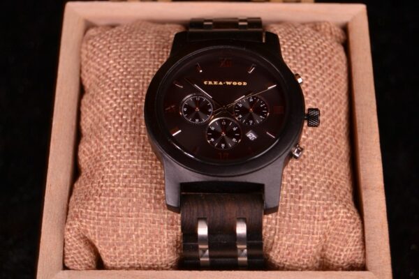 Crea-Wood Watch 'Black Castanea' - Afbeelding 3