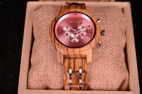Crea-Wood Watch 'Rose Bamboo female' - Afbeelding 3