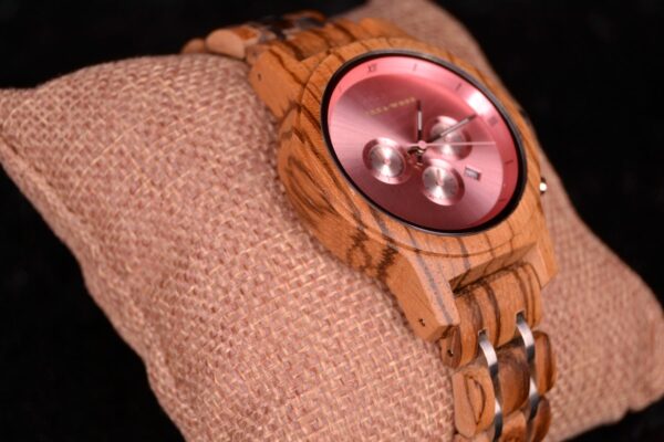Crea-Wood Watch 'Rose Bamboo female' - Afbeelding 4