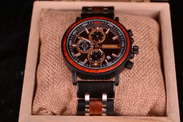 Crea-Wood Watch 'David Brown' - Afbeelding 3
