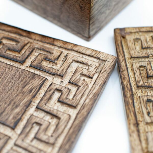 Duurzaam Houten Onderleggers (Set van 6) - Afbeelding 7