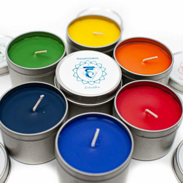 Natuurlijke geurkaars 7e chakra - Jasmijn (26 branduren) - Afbeelding 8