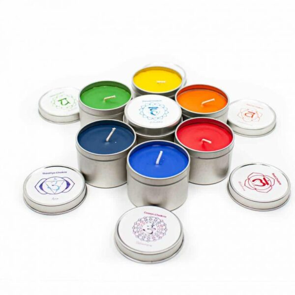 Natuurlijke geurkaars 7e chakra - Jasmijn (26 branduren) - Afbeelding 9