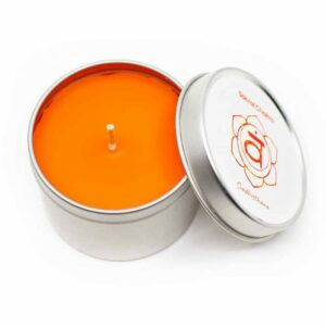 Natuurlijke geurkaars 2e chakra - Patchouli (26 branduren)