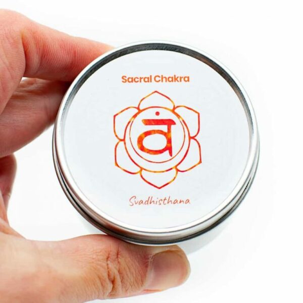 Natuurlijke geurkaars 2e chakra - Patchouli (26 branduren) - Afbeelding 6