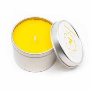 Natuurlijke geurkaars 3e chakra - Musk (26 branduren)