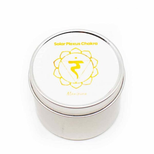 Natuurlijke geurkaars 3e chakra - Musk (26 branduren) - Afbeelding 7