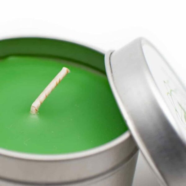 Natuurlijke geurkaars 4e chakra - Zeezout & Salie (26 branduren) - Afbeelding 5