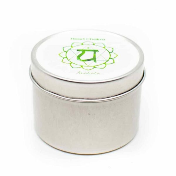 Natuurlijke geurkaars 4e chakra - Zeezout & Salie (26 branduren) - Afbeelding 7