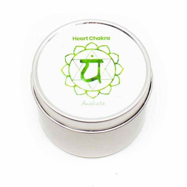 Natuurlijke geurkaars 4e chakra - Zeezout & Salie (26 branduren) - Afbeelding 8